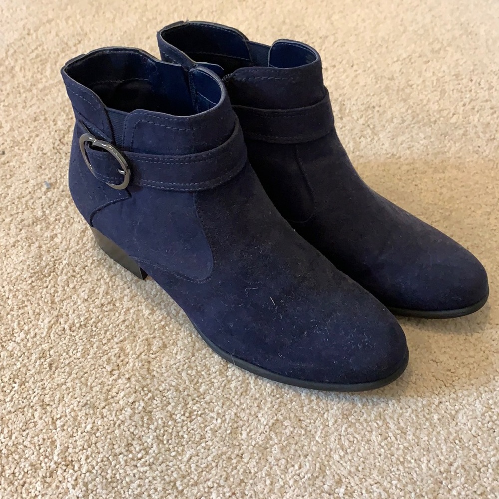 Navy Booties